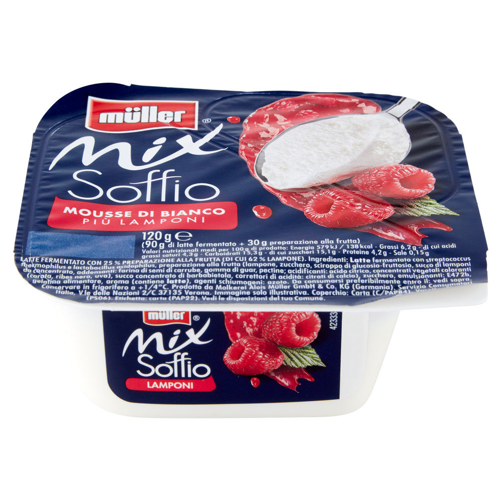 MIX SOFFIO PI&Ugrave; LAMPONE MULLER G 120 - 2