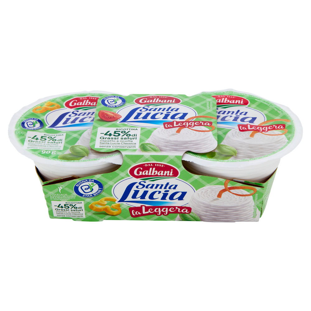 RICOTTA LIGHT SANTA LUCIA GALBANI VASCHETTA PZ 2 G 180 - 2