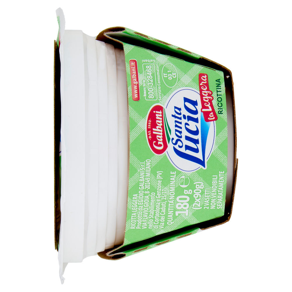 RICOTTA LIGHT SANTA LUCIA GALBANI VASCHETTA PZ 2 G 180 - 5