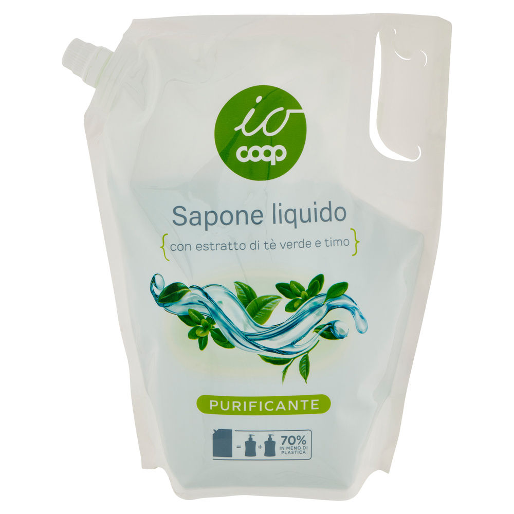 RICARICA SAPONE LIQUIDO PURIFICANTE IO COOP ML 1000 - 2