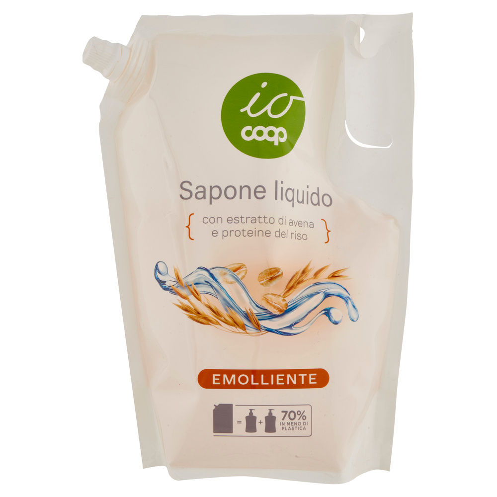 RICARICA SAPONE LIQUIDO EMOLLIENTE IO COOP ML 1000 - 4