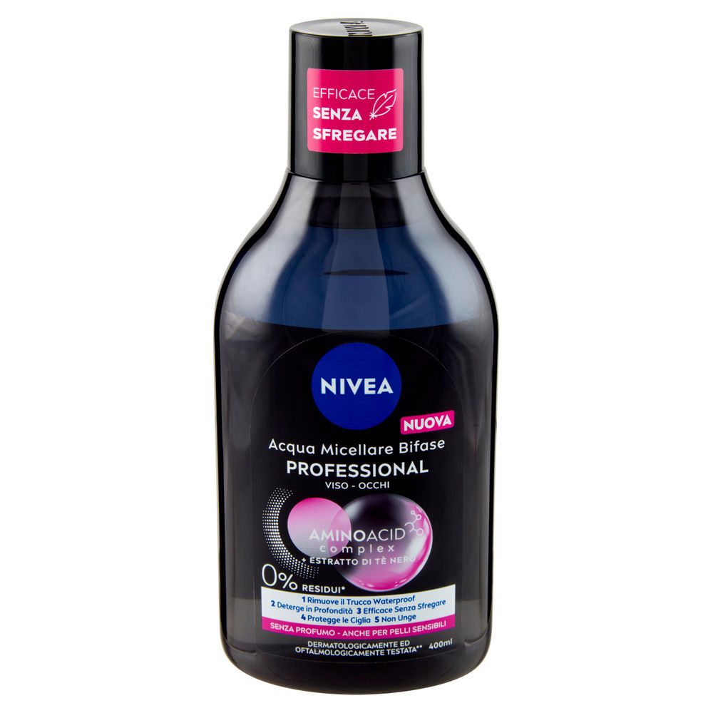 ACQUA MICELLARE BIFASE PROFESSIONAL NIVEA ML 400 - 3