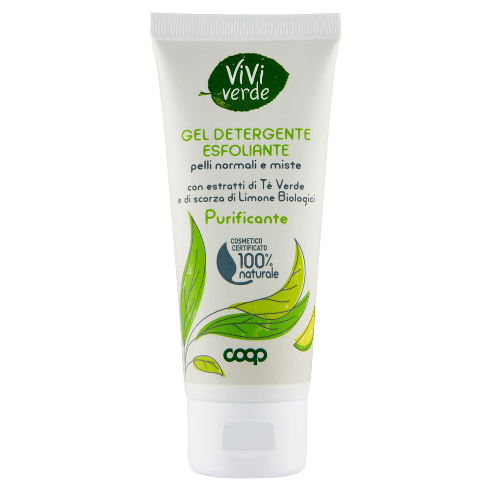 GEL DETERGENTE ESFOLIANTE PURIFICANTE VIVI VERDE COOP ML 100 - 0