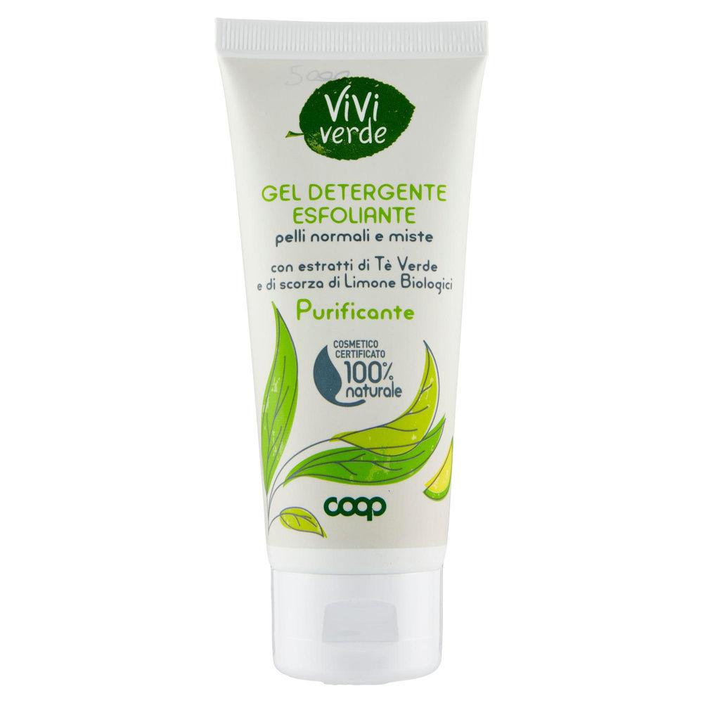 GEL DETERGENTE ESFOLIANTE PURIFICANTE VIVI VERDE COOP ML 100 - 6