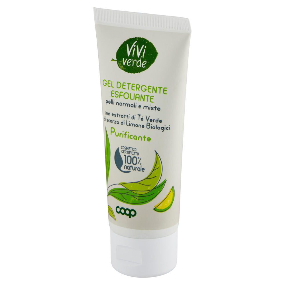GEL DETERGENTE ESFOLIANTE PURIFICANTE VIVI VERDE COOP ML 100 - 8
