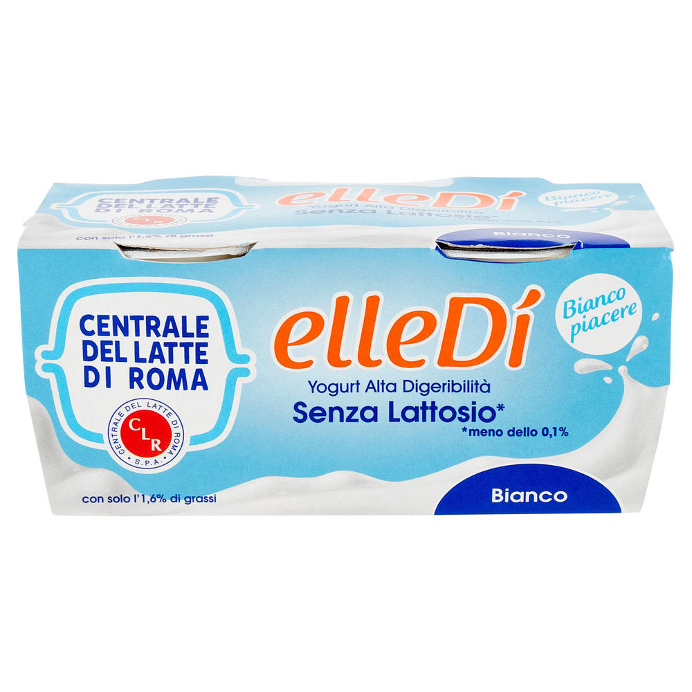 YOGURT ELLEDI' BIANCO 125GX2 CENTRALE DEL LATTE DI ROMA - 3