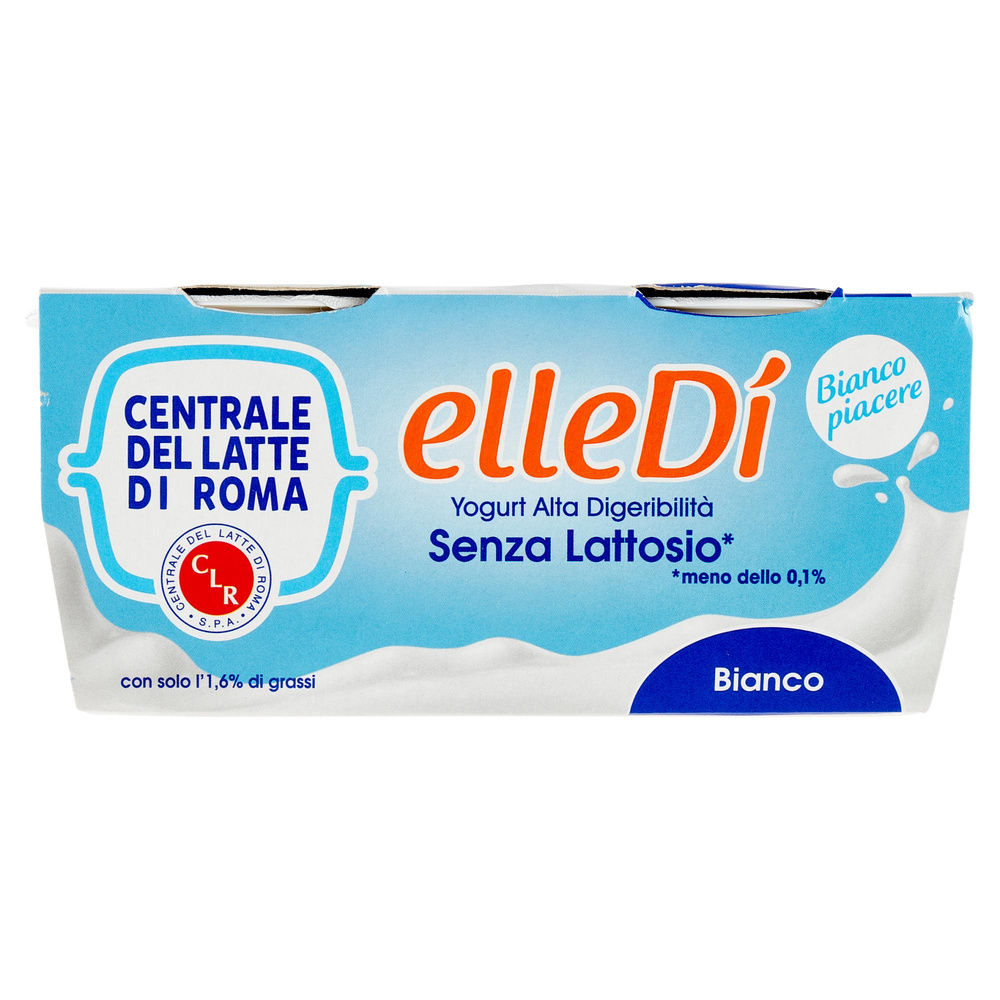 YOGURT ELLEDI' BIANCO 125GX2 CENTRALE DEL LATTE DI ROMA - 6