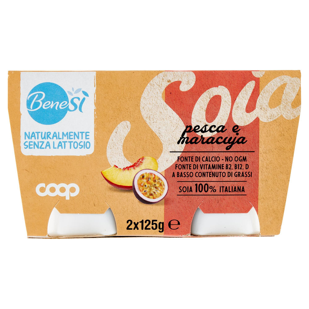 SOJA YO BENE.SI COOP PESCA E MARACUJA G 125 X 2 - 3