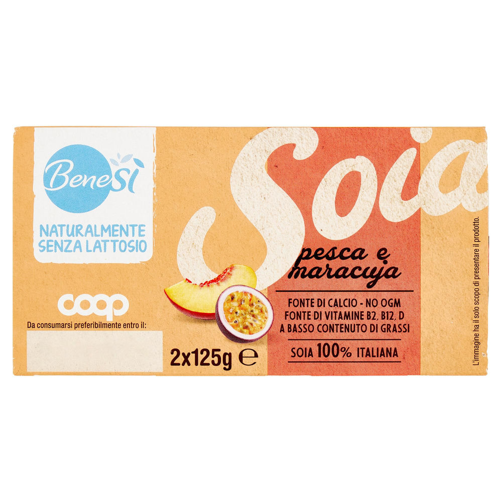 SOJA YO BENE.SI COOP PESCA E MARACUJA G 125 X 2 - 6
