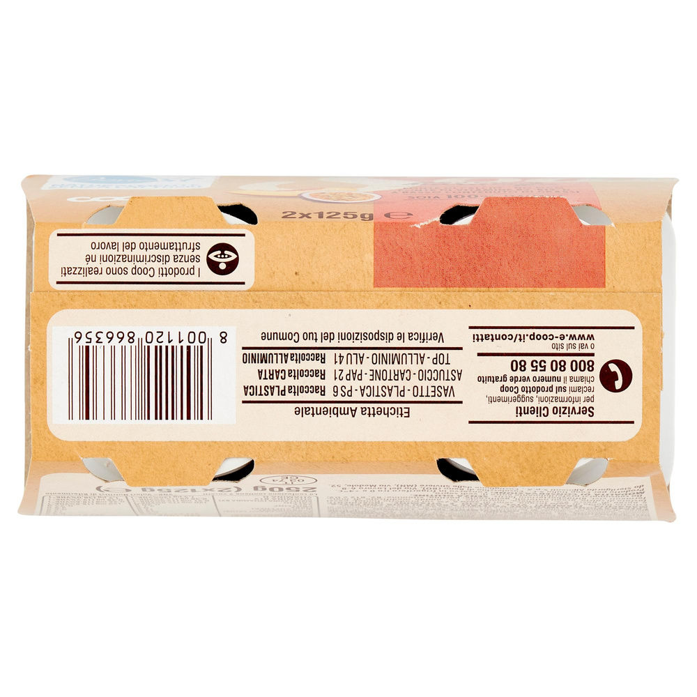 SOJA YO BENE.SI COOP PESCA E MARACUJA G 125 X 2 - 8