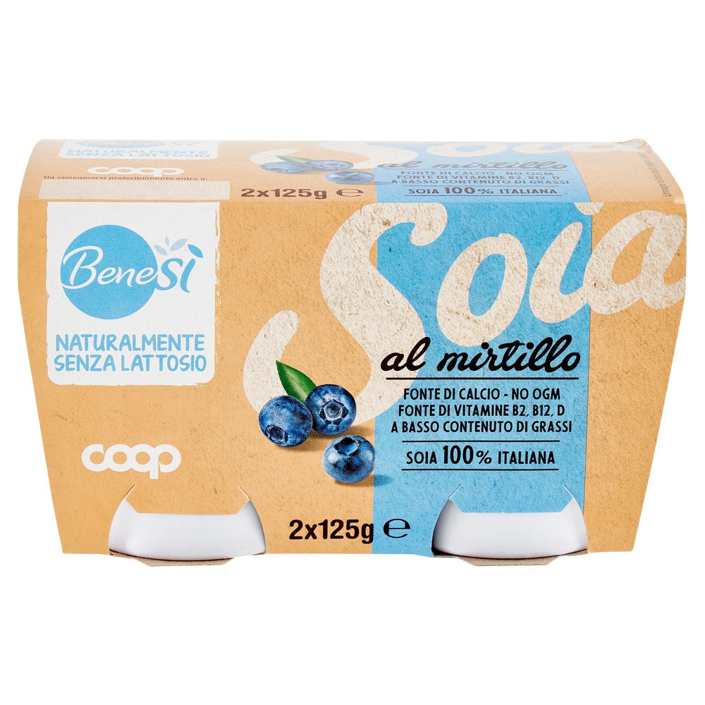 SOJA YO BENE.SI COOP MIRTILLO G 125 X 2 - 2
