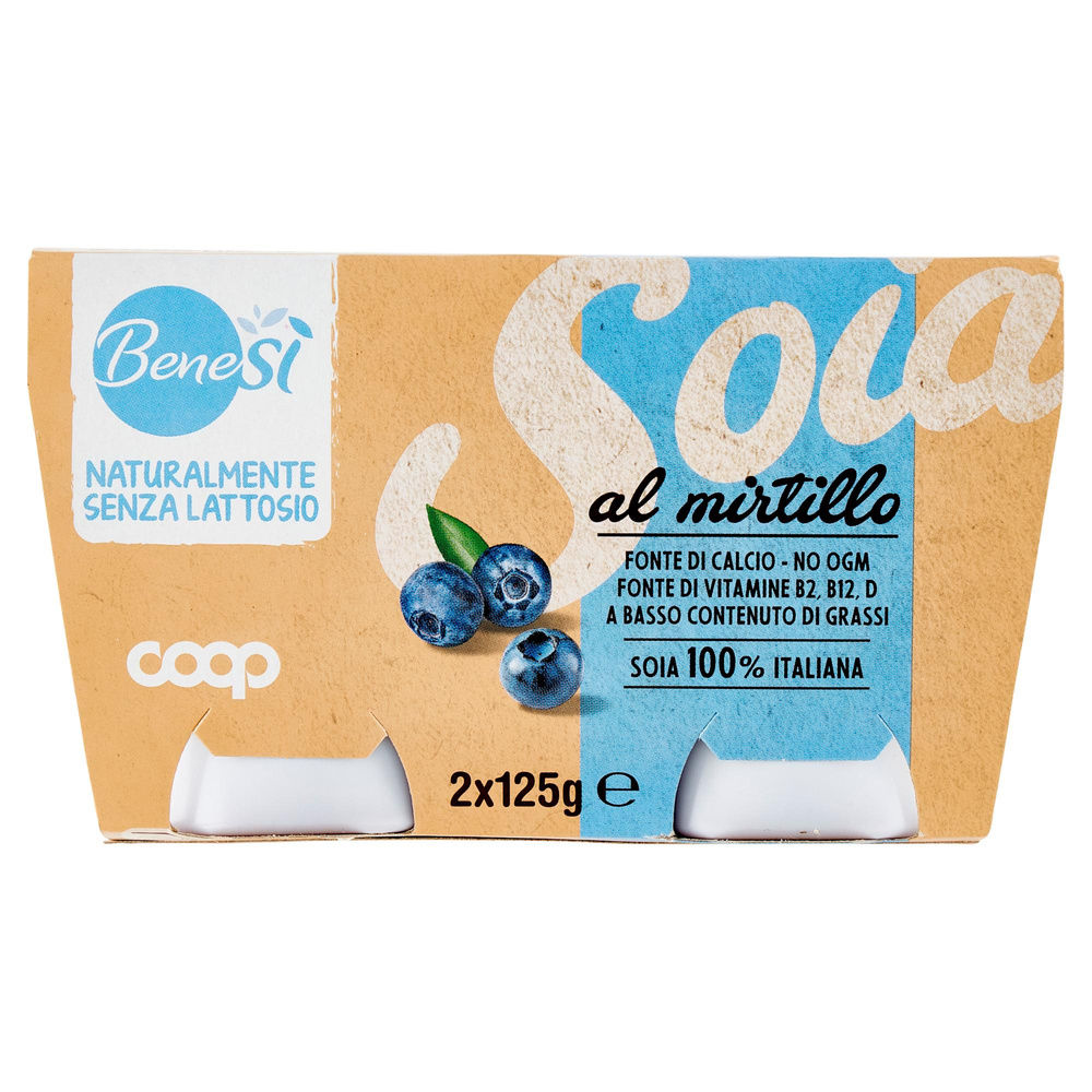 SOJA YO BENE.SI COOP MIRTILLO G 125 X 2 - 3