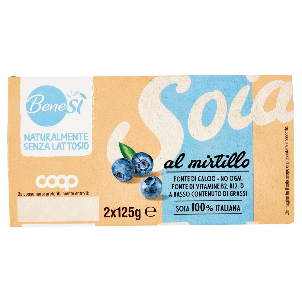 SOJA YO BENE.SI COOP MIRTILLO G 125 X 2 - 4