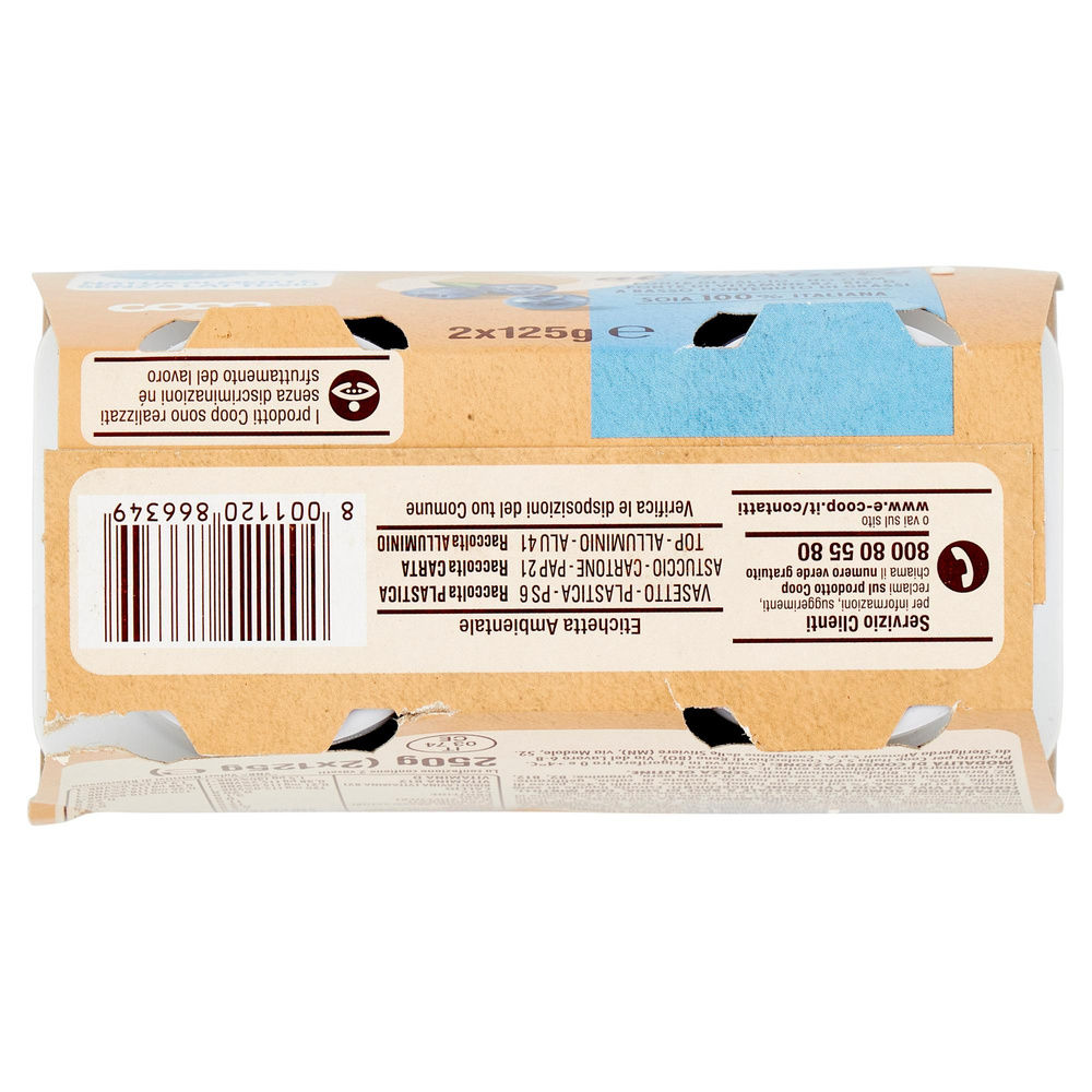 SOJA YO BENE.SI COOP MIRTILLO G 125 X 2 - 5
