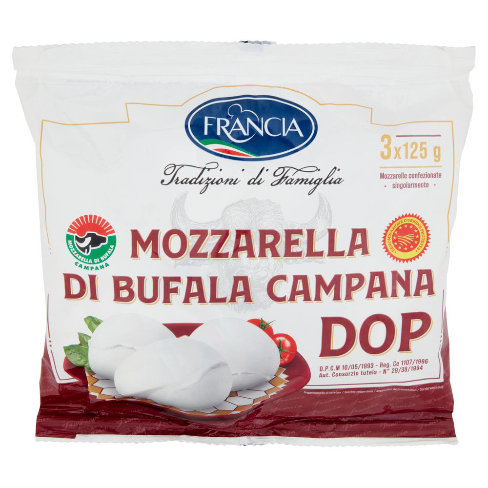 MOZZ BUFALA CAMPANA DOP 375GR FRANCIA LATTICINI - 2