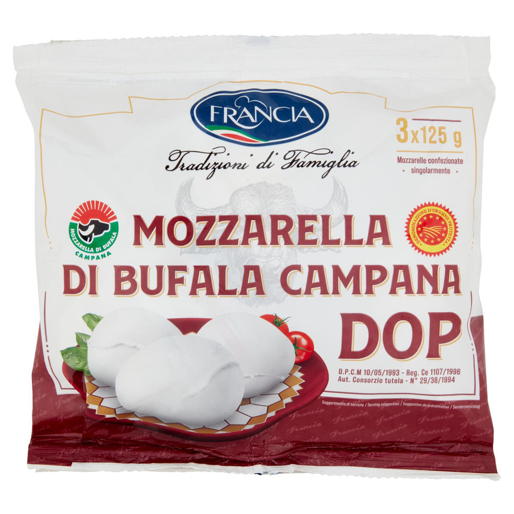 MOZZ BUFALA CAMPANA DOP 375GR FRANCIA LATTICINI - 3