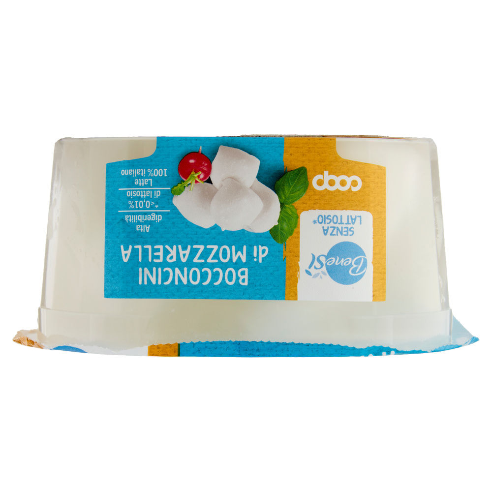 BOCCONCINI DI MOZZARELLA SENZA LATTOSIO BENESI' COOP G 400 SGOCC. G 200 - 5
