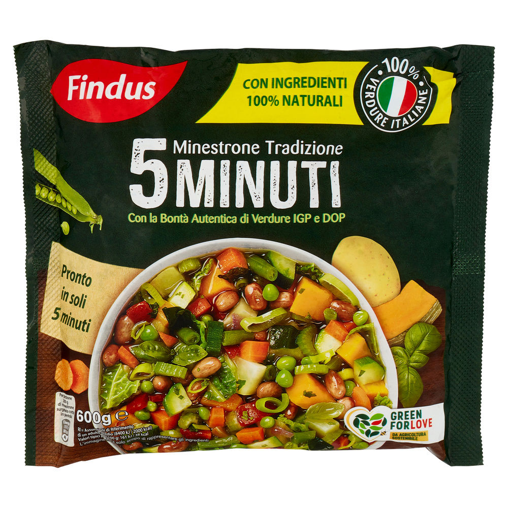 MINESTRONE TRADIZIONE 5 MINUTI FINDUS BUSTA G 600 - 4
