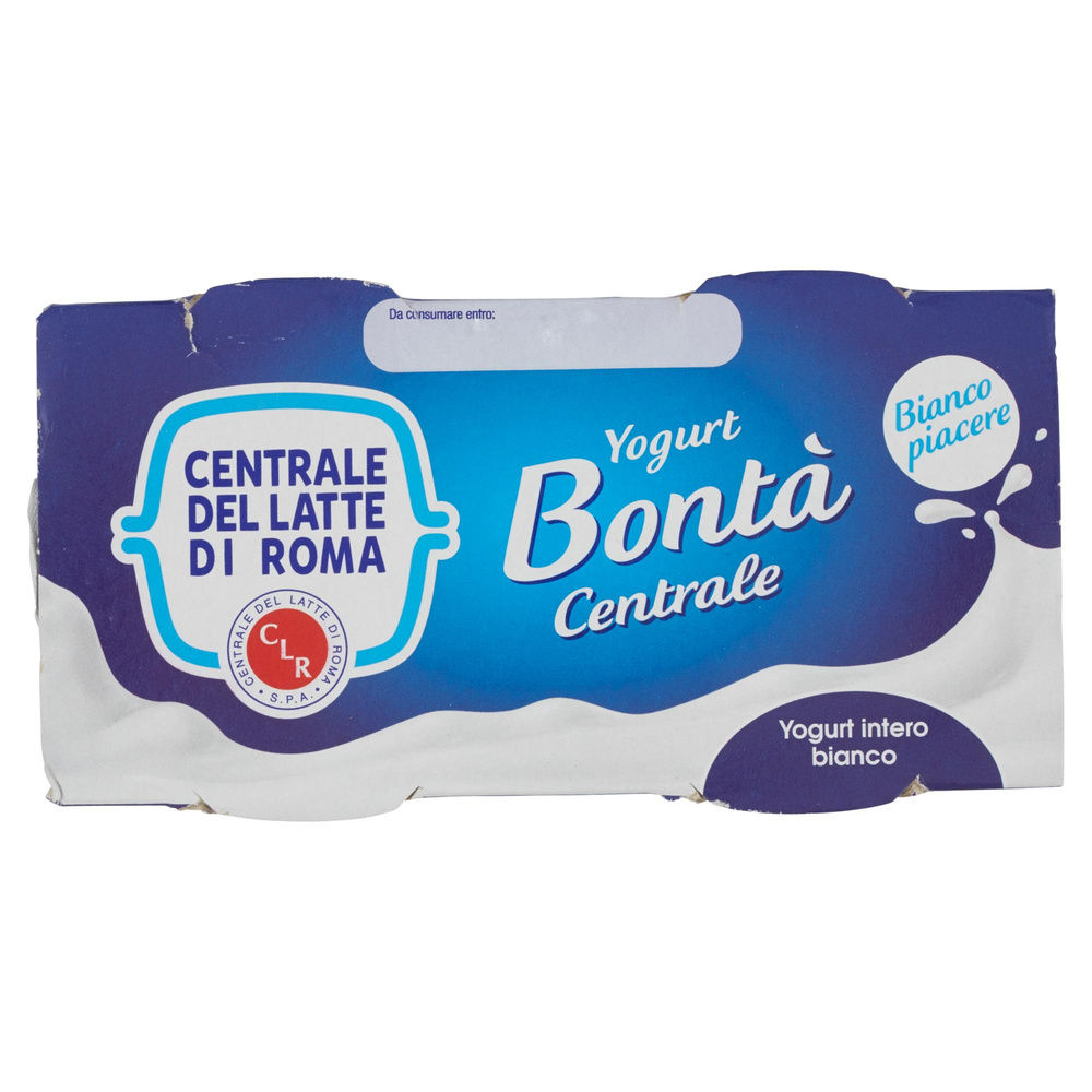 YOGURT INTERO BIANCO 2X125G CENTRALE DEL LATTE DI ROMA - 6