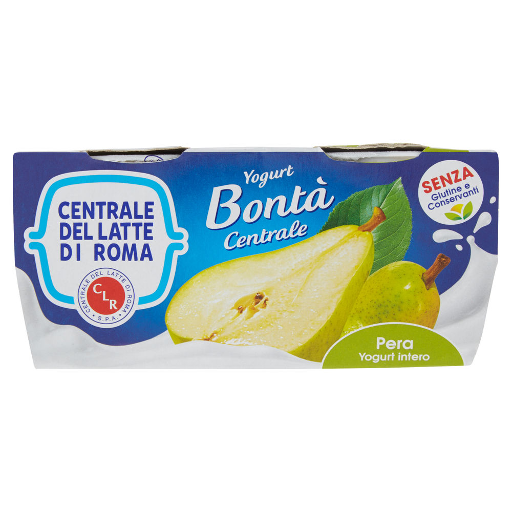YOGURT INTERO PERA CENTRALE DEL LATTE DI ROMA  2X125G - 0