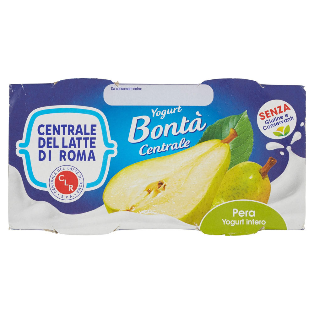 YOGURT INTERO PERA CENTRALE DEL LATTE DI ROMA  2X125G - 6