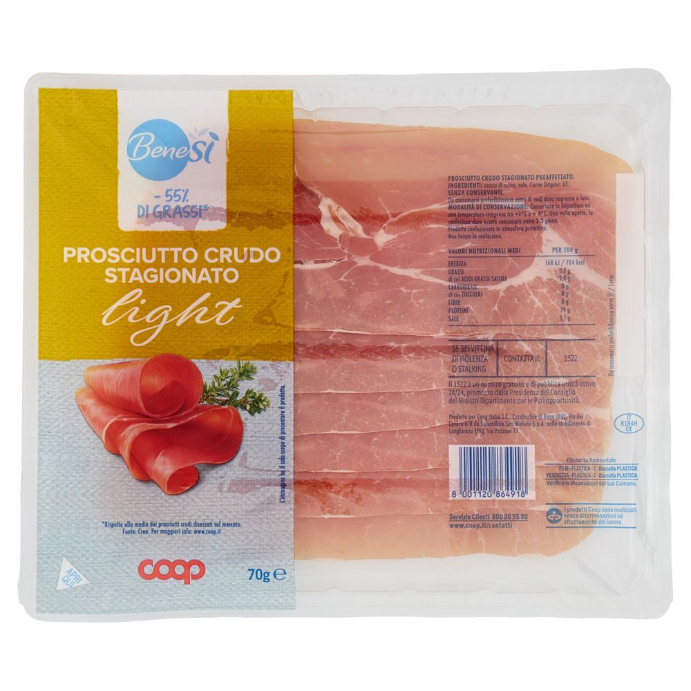 PROSCIUTTO CRUDO BENESI' COOP G 70 - 2