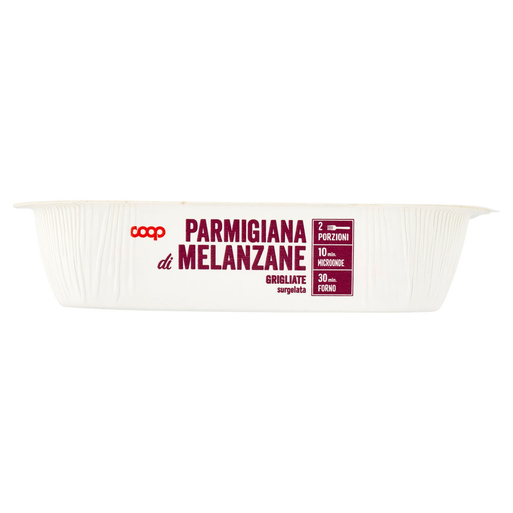 PARMIGIANA DI MELANZANE COOP VASCHETTA 2 PORZ MICROONDE/FORN SURG. G 400 - 4