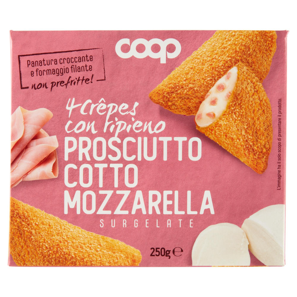 CREPES PROSCIUTTO E MOZZARELLA COOP PZ4 SURG. G 250 - 0