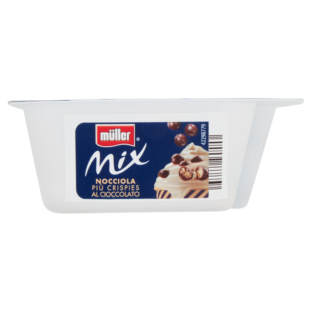 YOGURT MIX NOCCIOLA PIÙ PALLINE AL CIOCCOLATO MULLER G 150 - 7