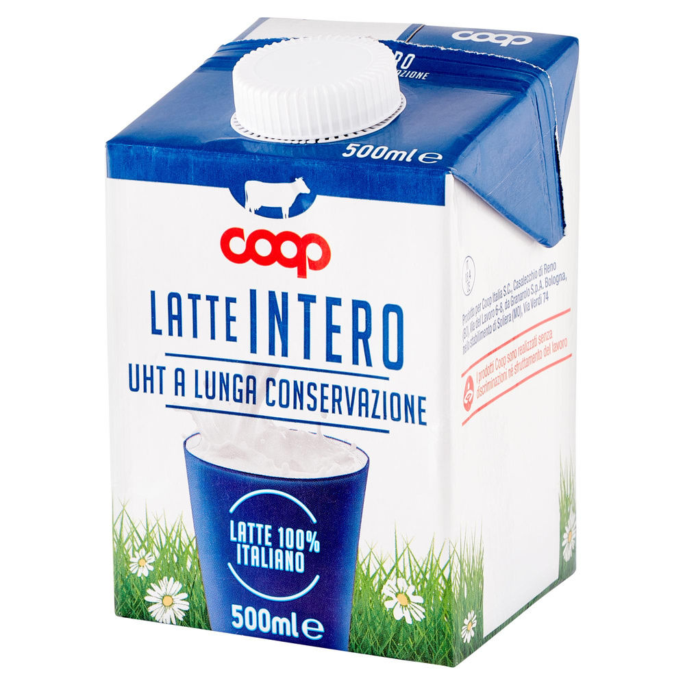 LATTE UHT INTERO 100% ITALIANO COOP ML 500 - 7