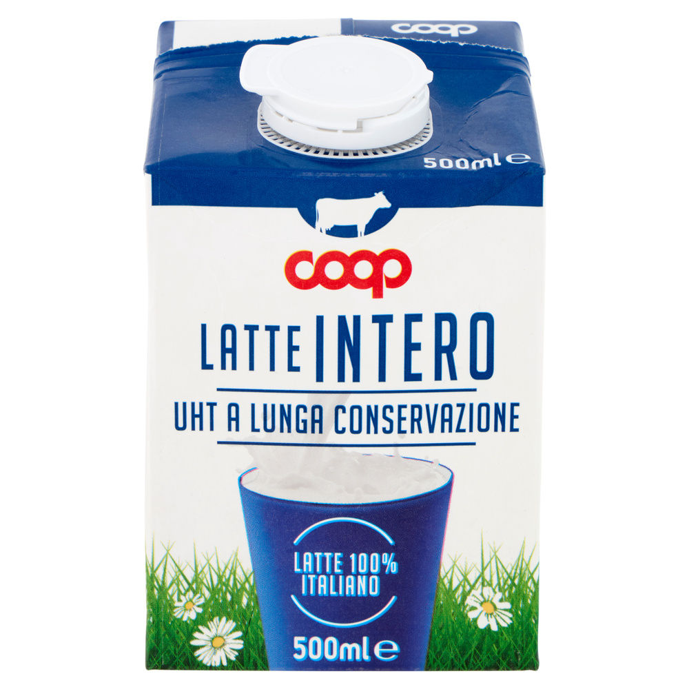 LATTE UHT INTERO 100% ITALIANO COOP ML 500 - 25