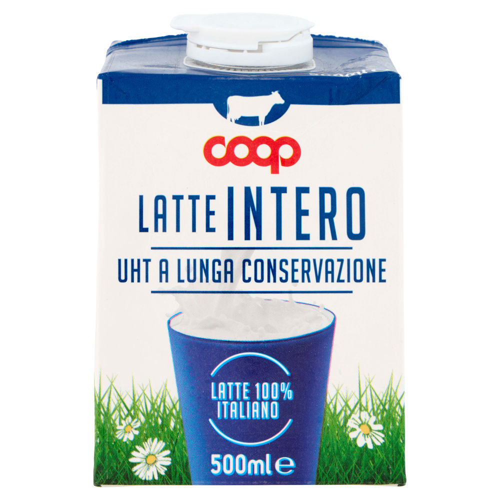 LATTE UHT INTERO 100% ITALIANO COOP ML 500 - 24