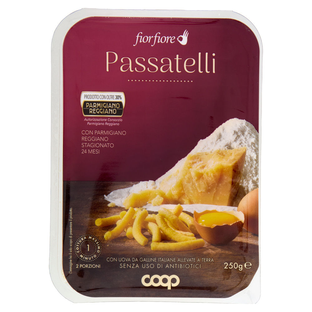 PASSATELLI CON UOVA DA GALLINE ALL.S/ANTIB. FIOR FIORE COOP G 250 - 3