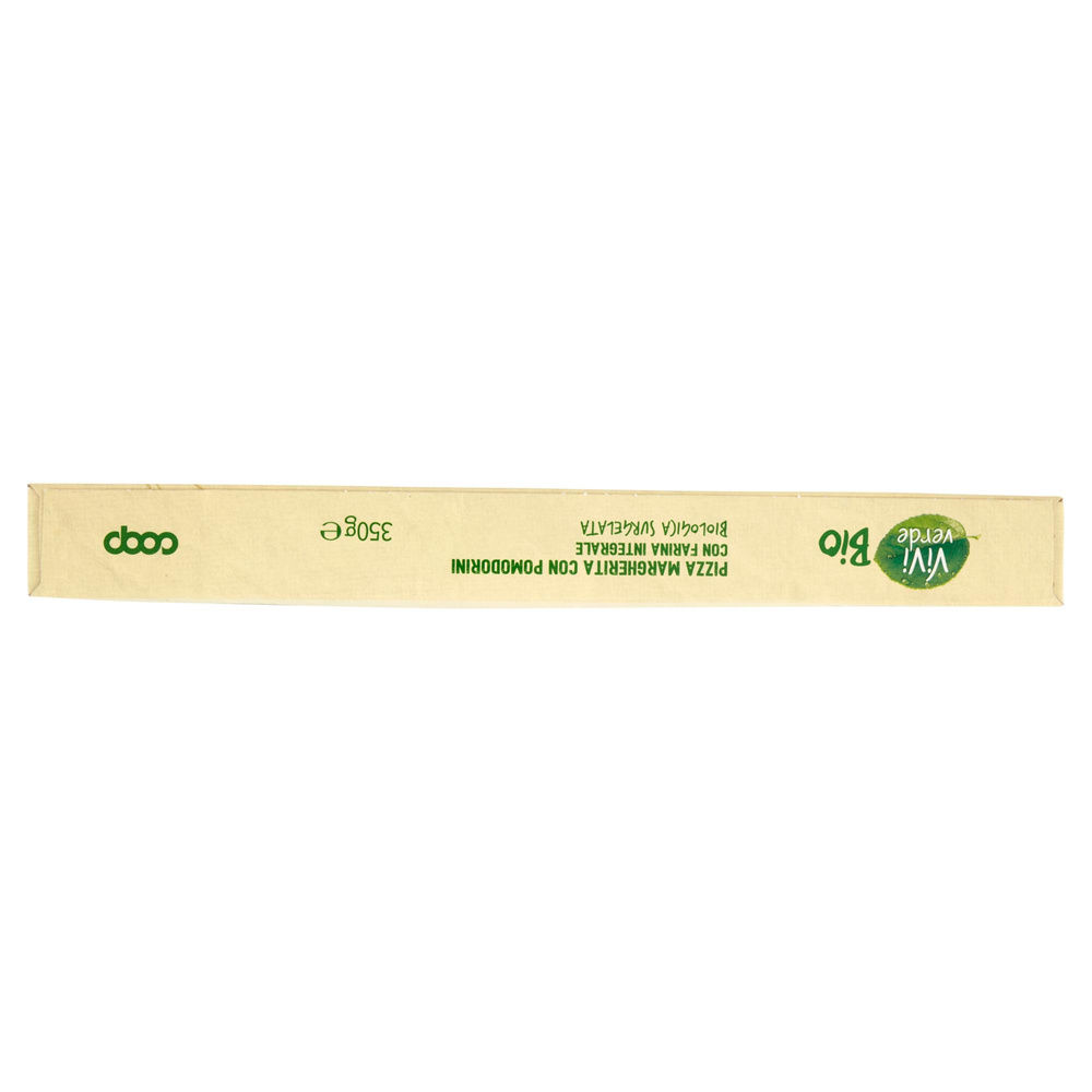 PIZZA MARGHERITA BIO IMPASTO INTEGRALE E POMODORINI VIVI VERDE COOP SURG. G 350 - 6