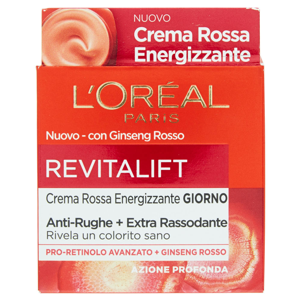 CREMA VISO ENERGIZZANTE GINSENG GIORNO L'OREAL RETVITALIFT ML 50 - 3
