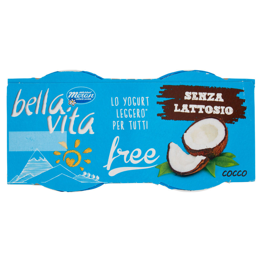 YOGURT BELLA VITA FREE SENZA LATTOSIO COCCO 2X125G - 4