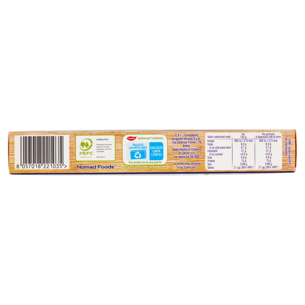 12 BASTONCINI DI FILETTI DI MERLUZZO CAPITAN FINDUS SCATOLA G 300 - 5