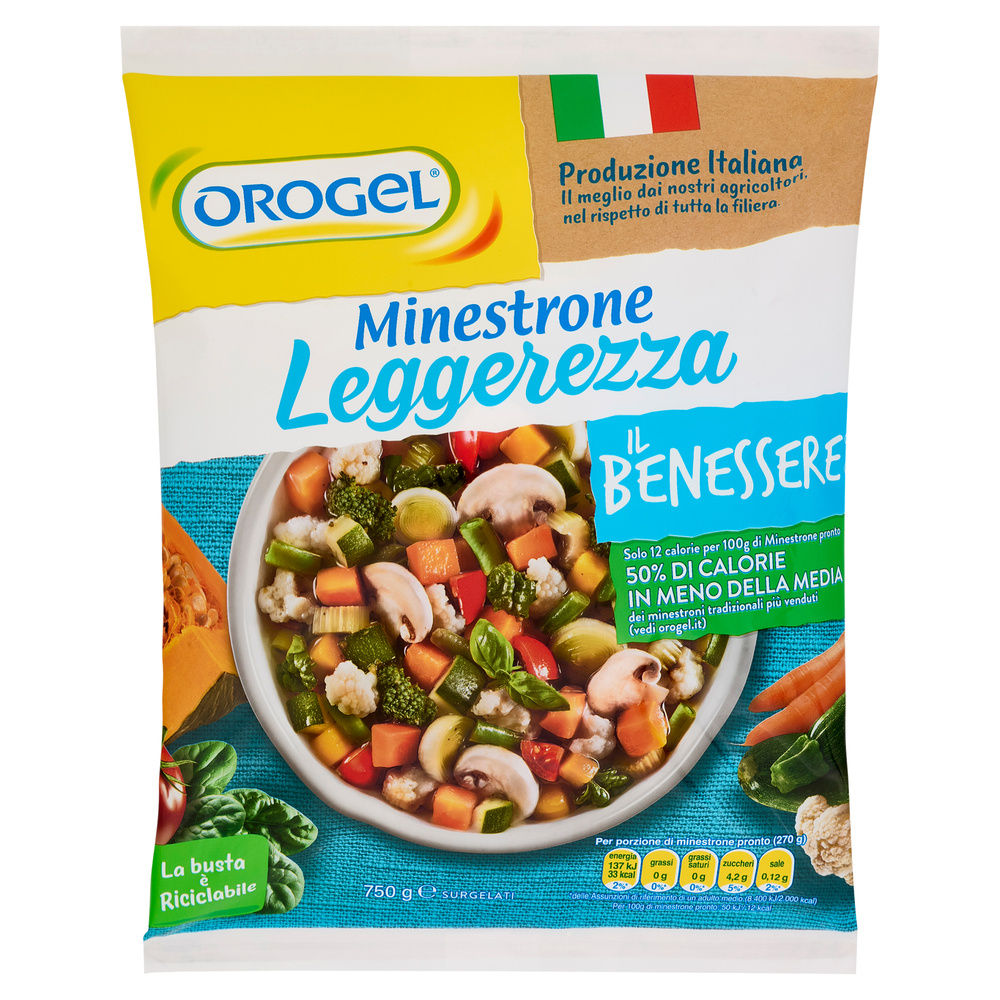 MINESTRONE LEGGEREZZA OROGEL IL BENESSERE BUSTA G 750 - 3
