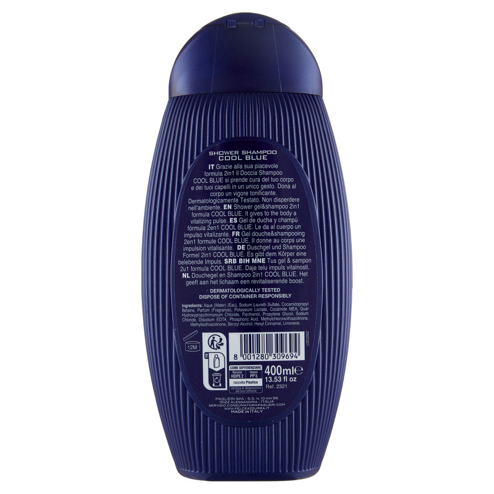 DOCCIA SHAMPOO FELCE AZZURRA UOMO COOL BLUE ML 400 - 1