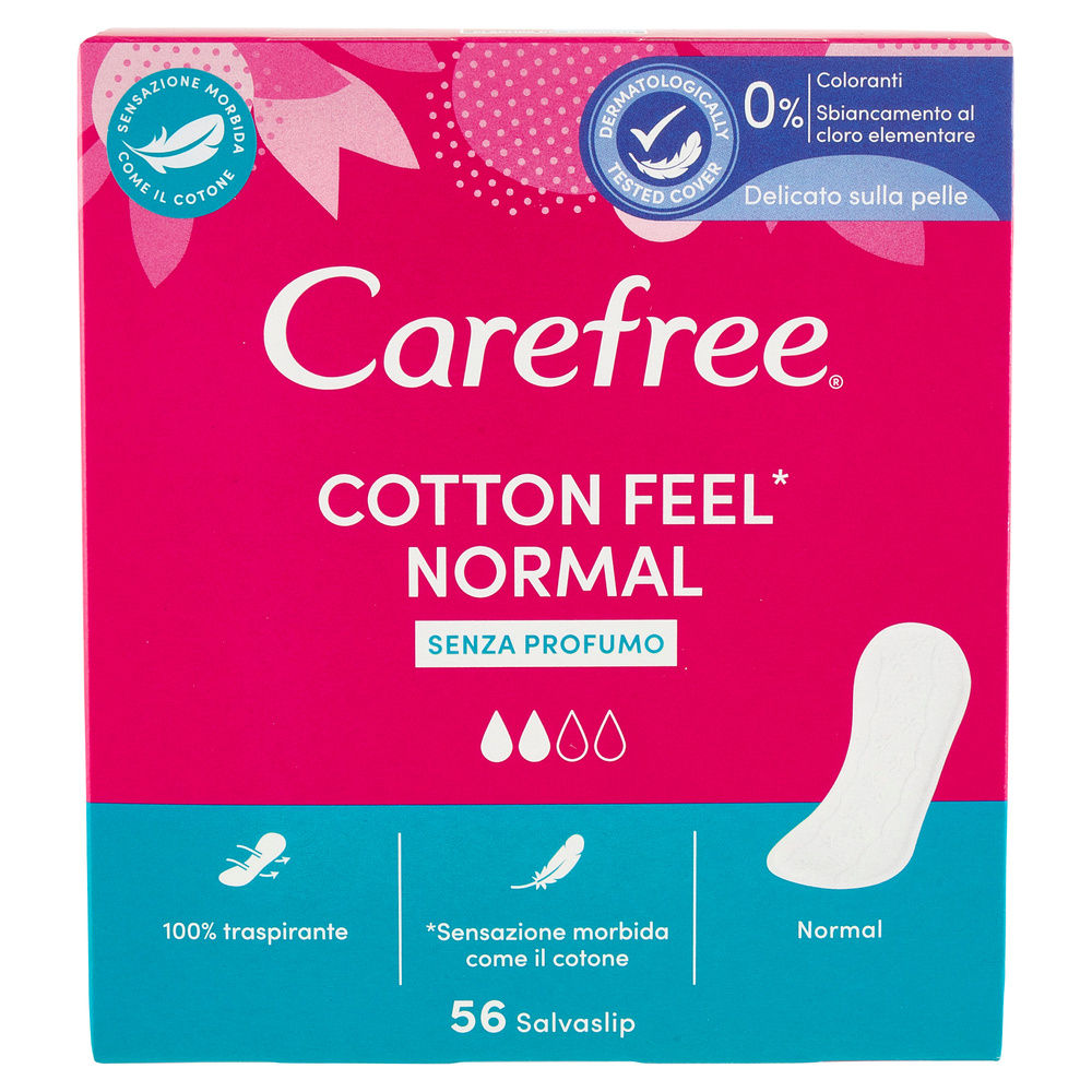 SALVASLIP CAREFREE COTTON STESO BASE X 56 - 7