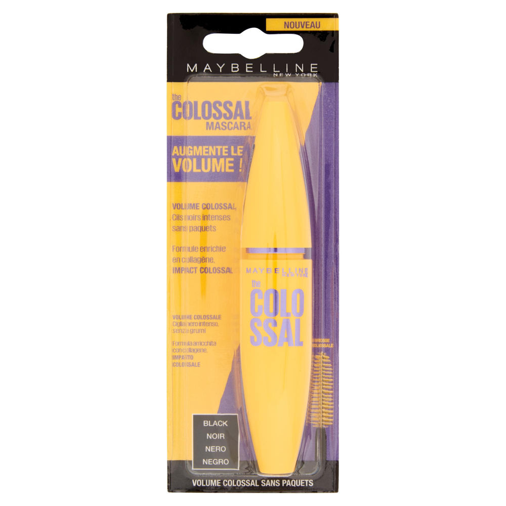 MASCARA MAYBELLINE COLOSSAL GLAM BLACK IN BLISTER - 0