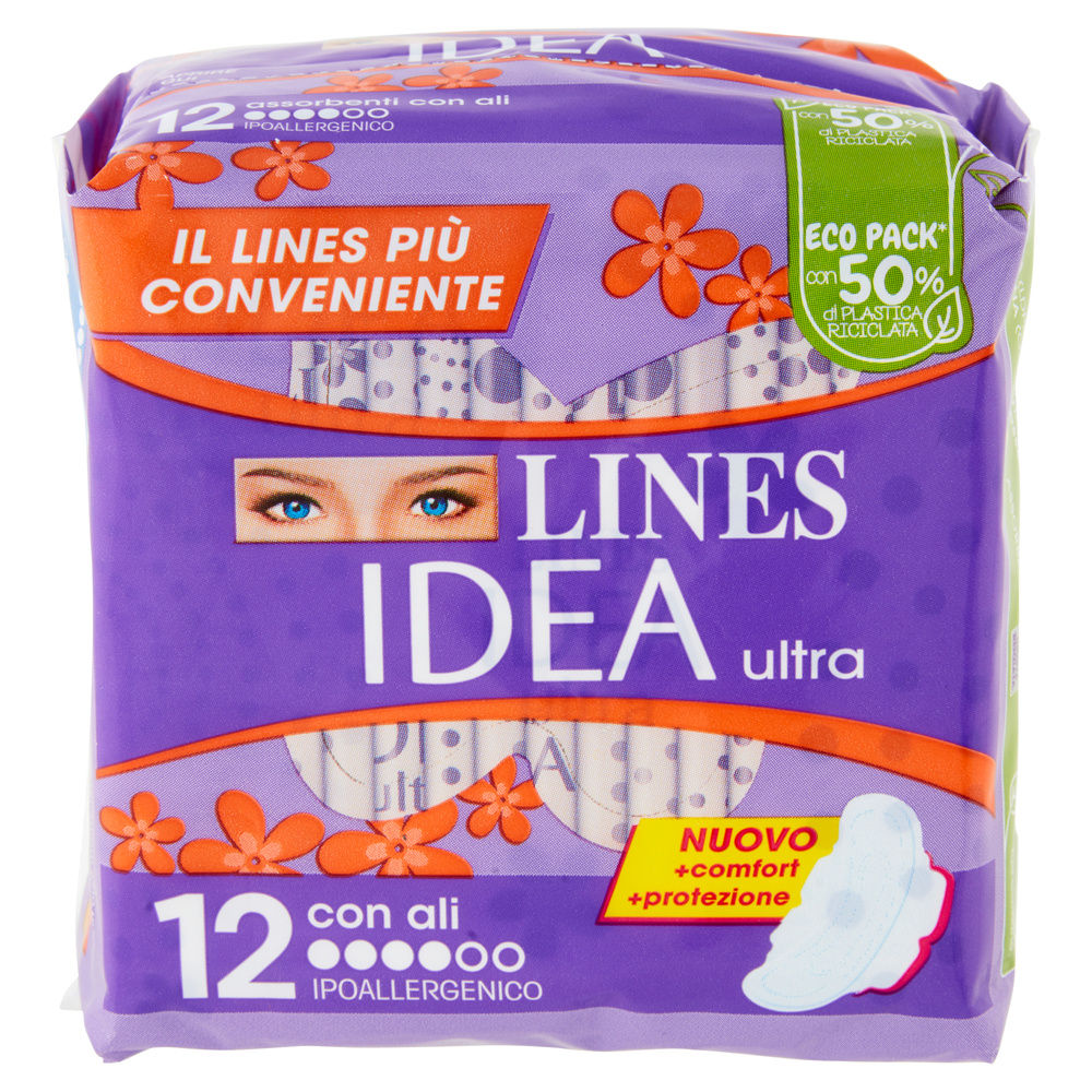 ASSORBENTI LINES IDEA ULTRA GIORNO ALI PZ.12 - 2