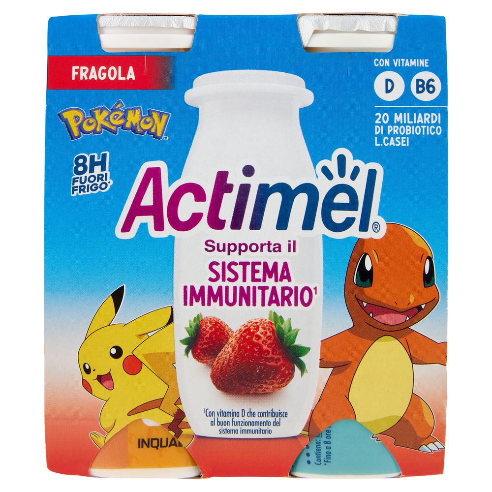 ACTIMEL PLAY BOYS FRAGOLA 4X100 G - 0