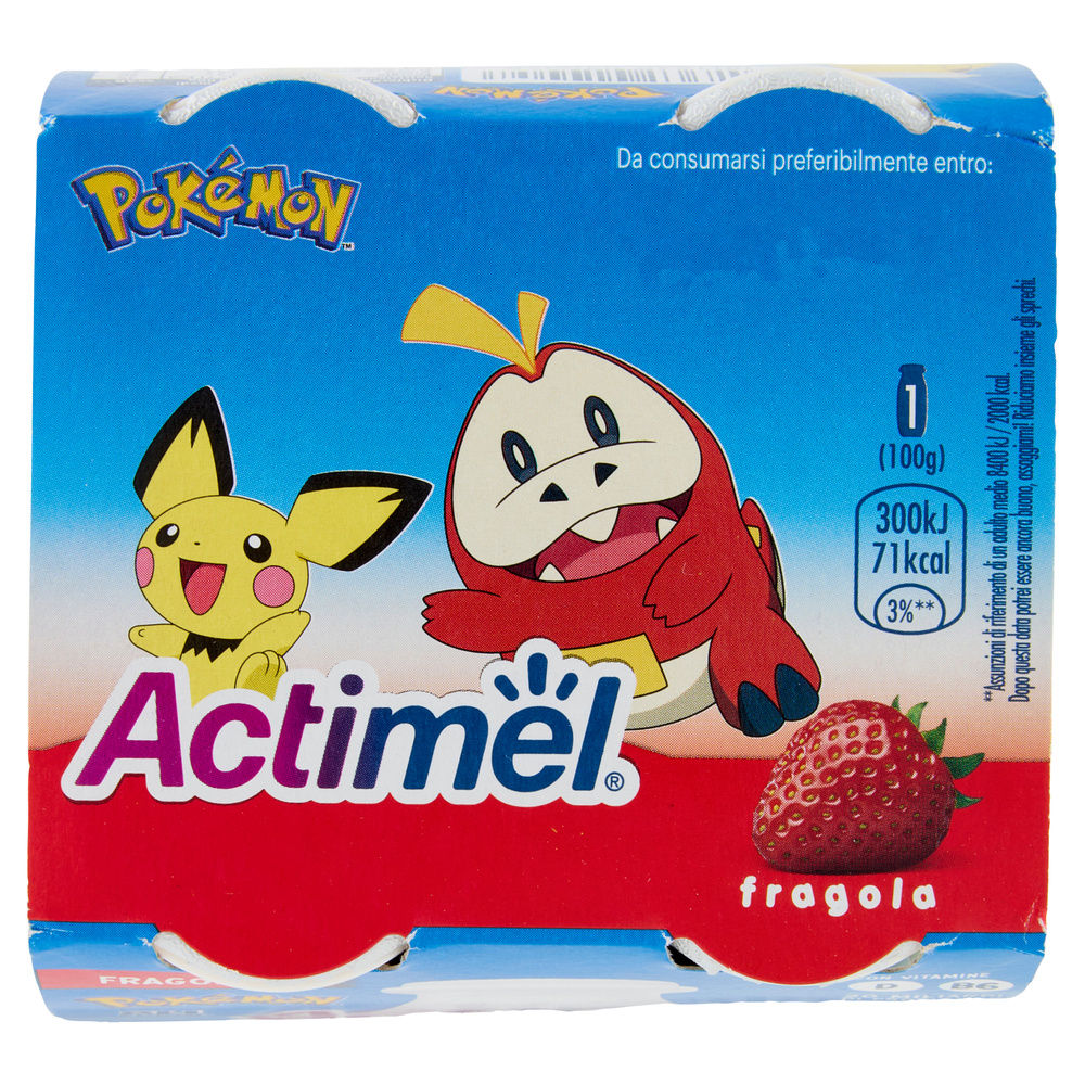 ACTIMEL PLAY BOYS FRAGOLA 4X100 G - 6