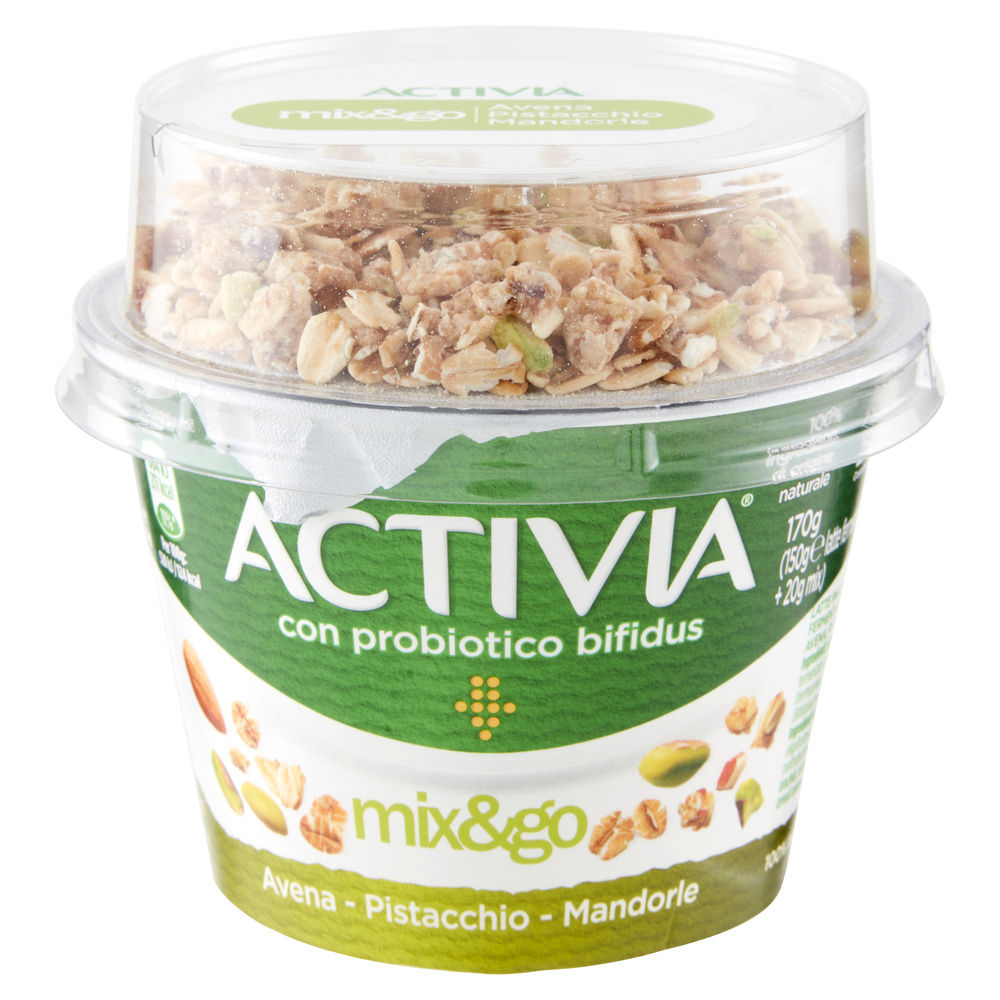 ACTIVIA MIX&GO AVENA PISTACCHIO MANDORLA BARATTOLO G170 - 2