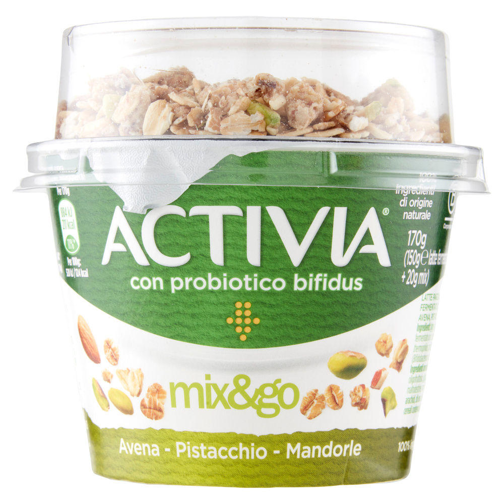 ACTIVIA MIX&GO AVENA PISTACCHIO MANDORLA BARATTOLO G170 - 3