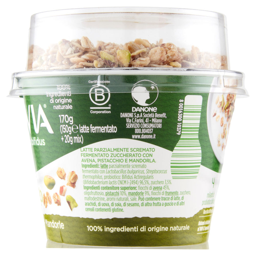 ACTIVIA MIX&GO AVENA PISTACCHIO MANDORLA BARATTOLO G170 - 4