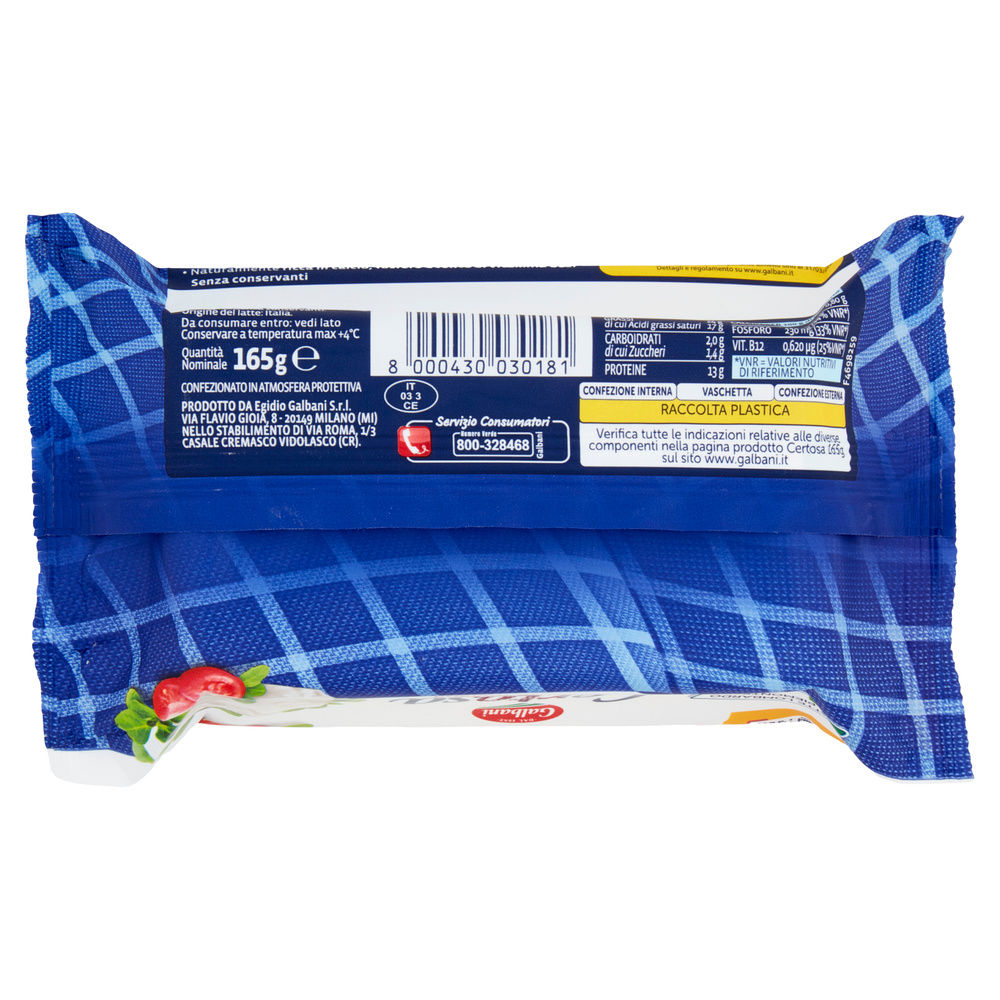 CERTOSA GALBANI FLOW PACK G 165 - 12