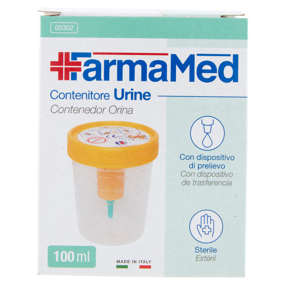 CONTENITORE URINE FARMAMED DISP.PRELIEVO PZ.1 - 3