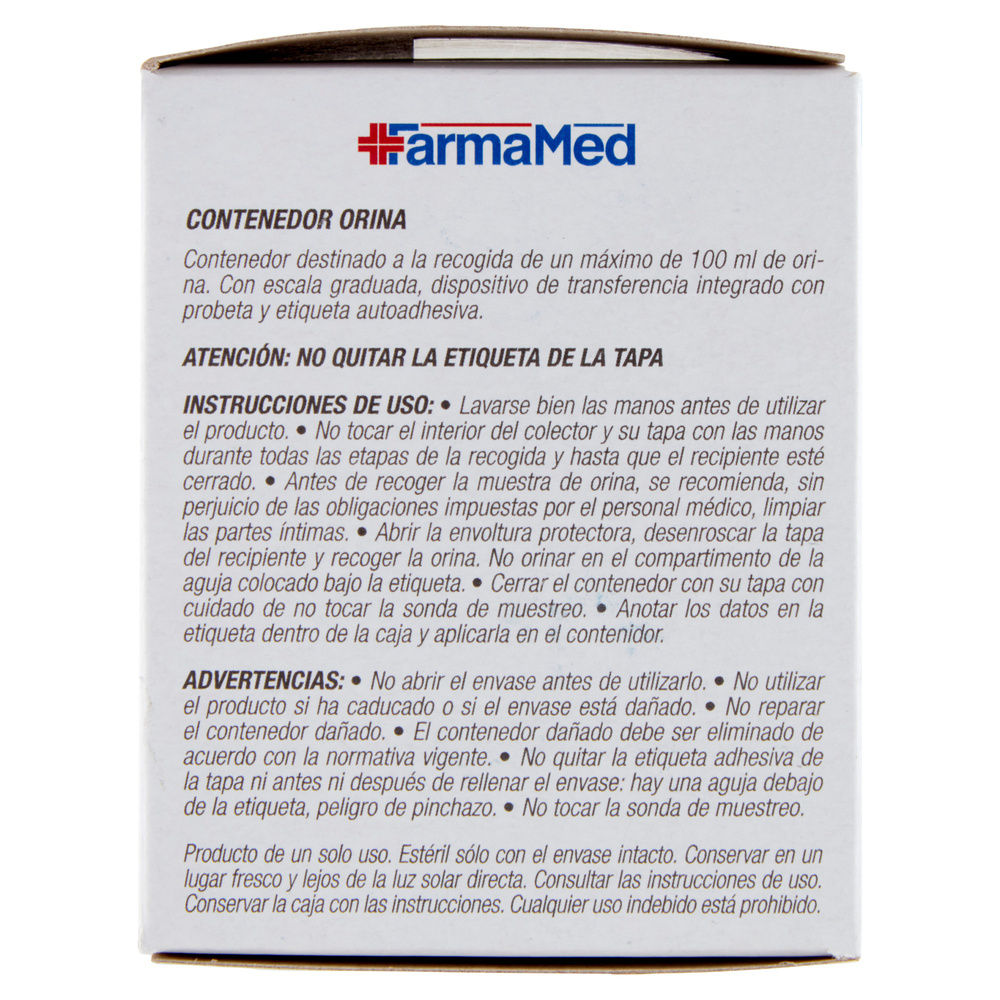 CONTENITORE URINE FARMAMED DISP.PRELIEVO PZ.1 - 4